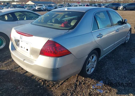 2007 Honda Accord 2.4 Ex из США, поврежденный, VIN 1HGCM56837A199546